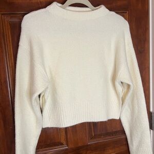 Zara Cream Turtleneck Sweater